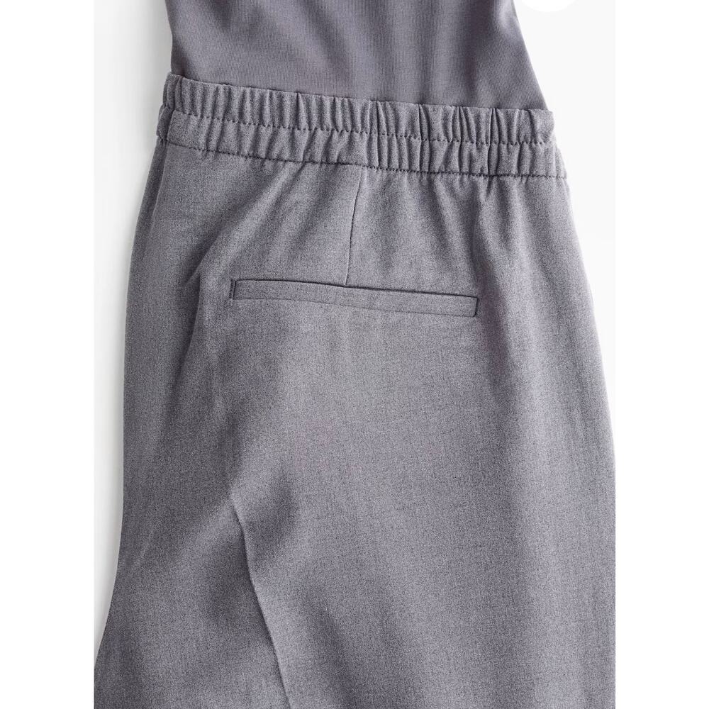 H&M Mama Slacks charcoal gray maternity pants - Picture 6 of 11